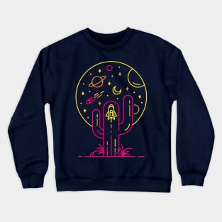 Rocket Journey Into Space 2 Crewneck Sweatshirt